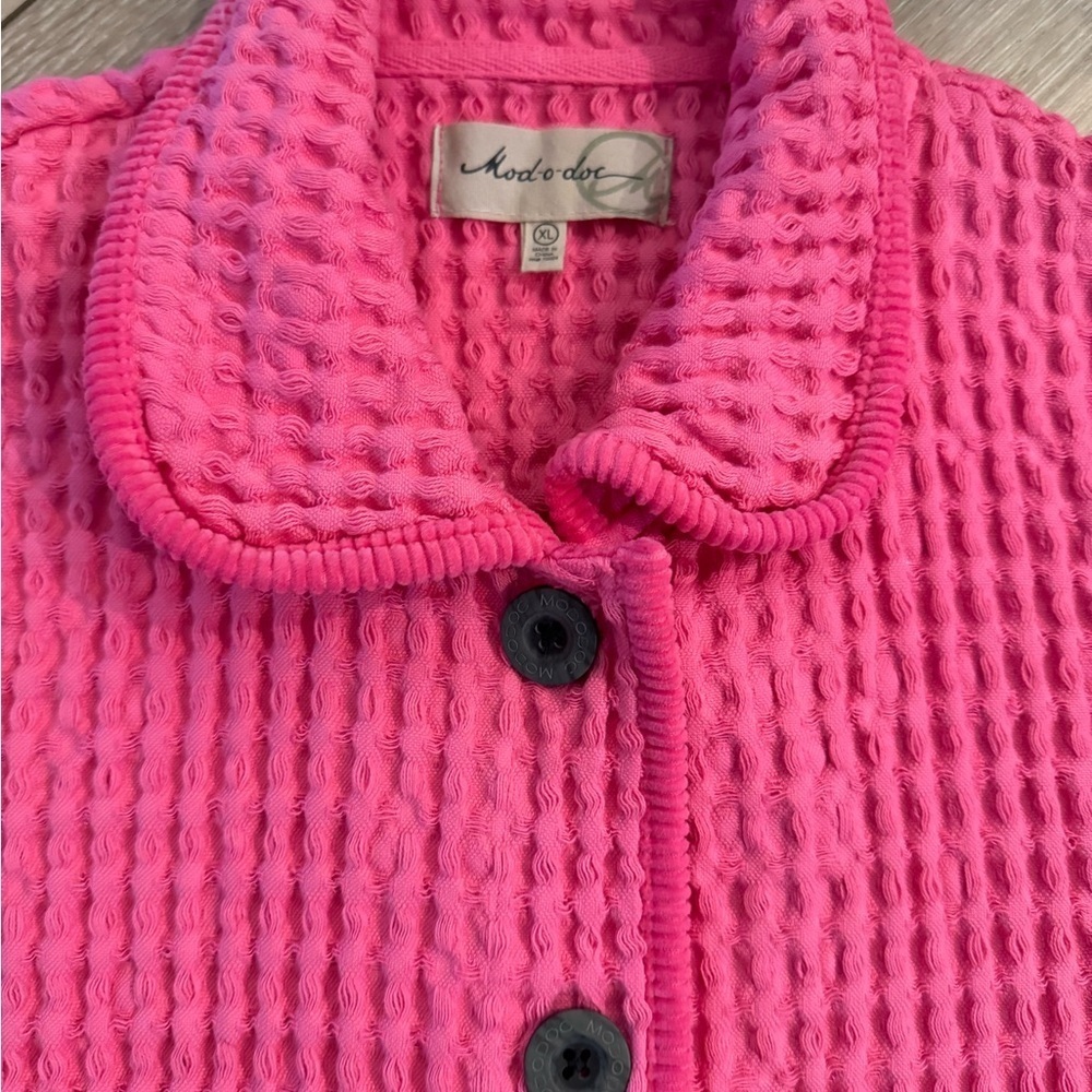 Mod-o-doc Textured Women's Shacket - Picture 2 of 5
